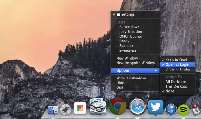 chrome-mac-dock-options