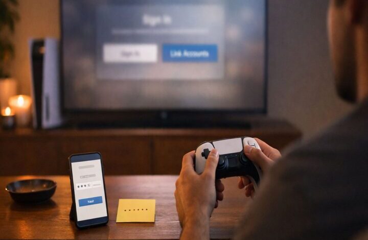 Forza Horizon 5 PS5 Microsoft account linking