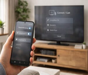 how to cast to samsung tv