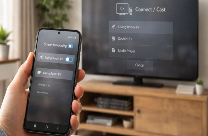 how to cast to samsung tv