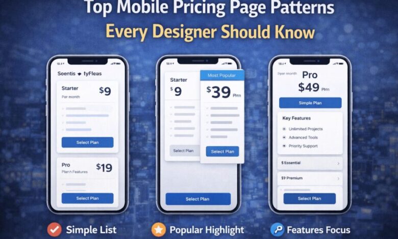 Mobile Pricing Page