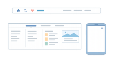 modern website navigation menus