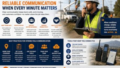 reliable communication for field teams
